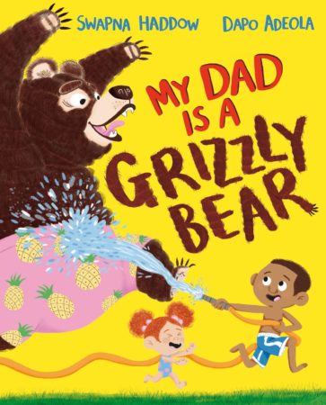 My dad is a grizzly bear book by Swapna Haddow for stoomio q&a