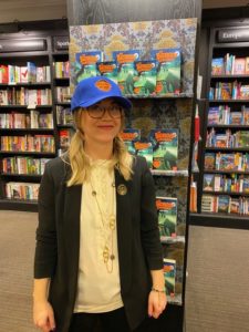 Dashe Roberts book display - stoomio q&a